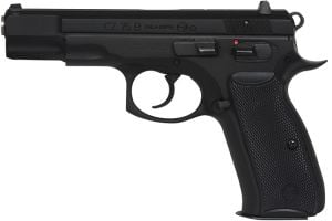 cz 75b omega 9mm black polycoat 16 round SA DA pistol 91135