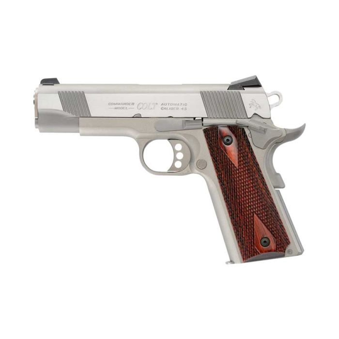Colt O8011XSE XSE Combat Elite 45 ACP 5 8+1 Rosewood Grip SS Frame Blk  Slide - White Birch Armory