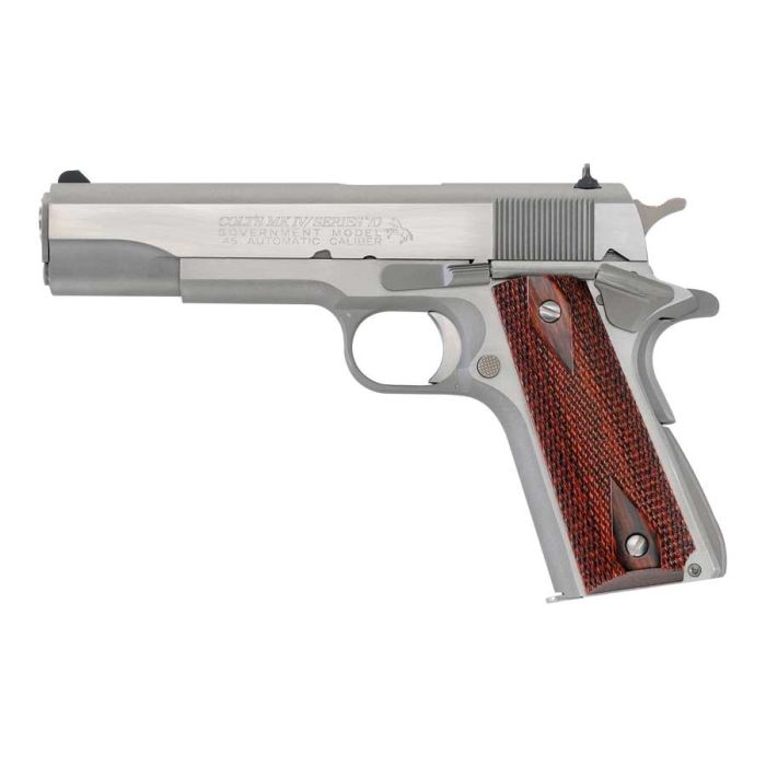 Colt Government Series 70 45 Acp 5 In Stainless 1911 Pistol O1070a1cs