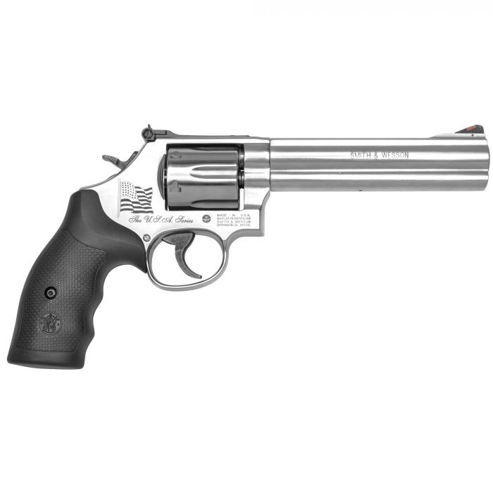 Smith & Wesson 686 Plus .357 Magnum U.S.A Series Stainless 6 in Double ...